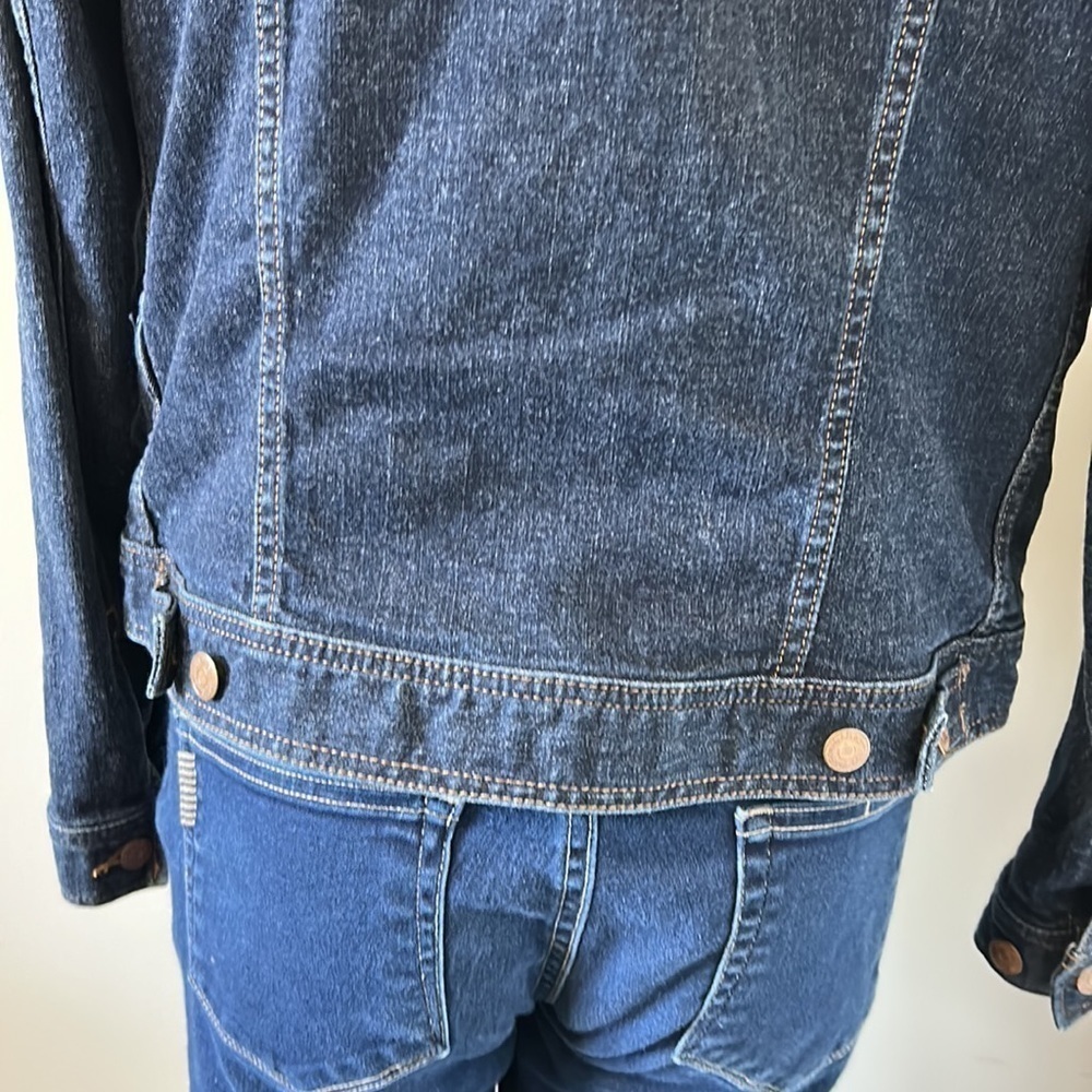 LAUREN Ralph Lauren Jean Jacket Womens Denim Trucker Jacket Pockets Sz XS - Picture 11 of 12